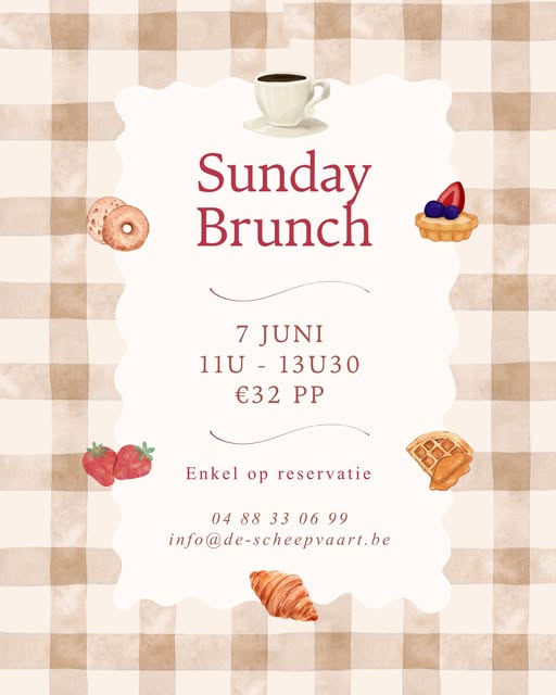 Zondagbrunch 7 Juni