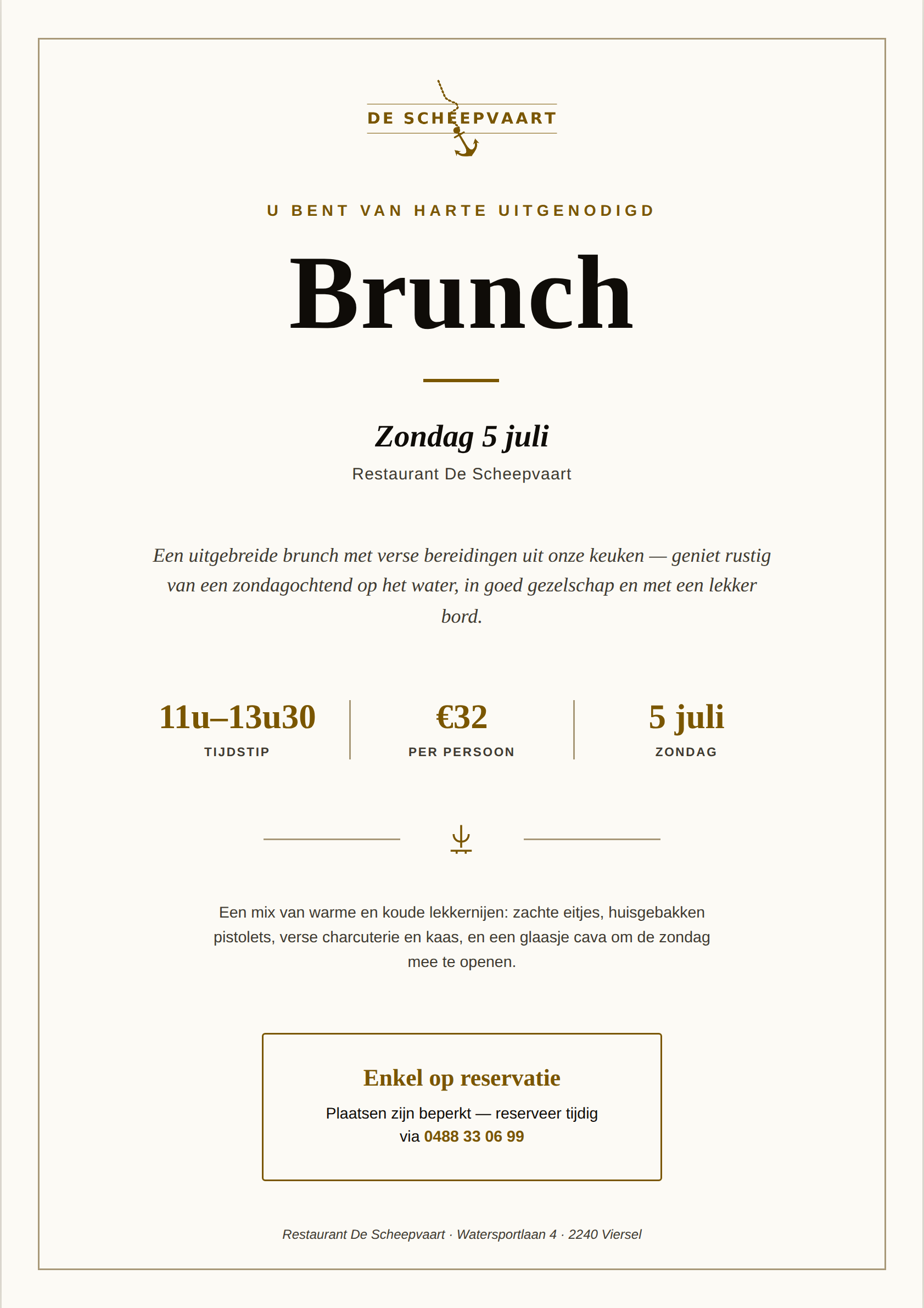 Zondag Brunchdag 
